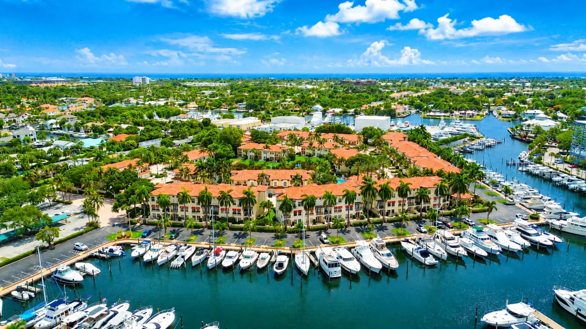 Palm Beach Gardens waterfront home with private dock — 33410